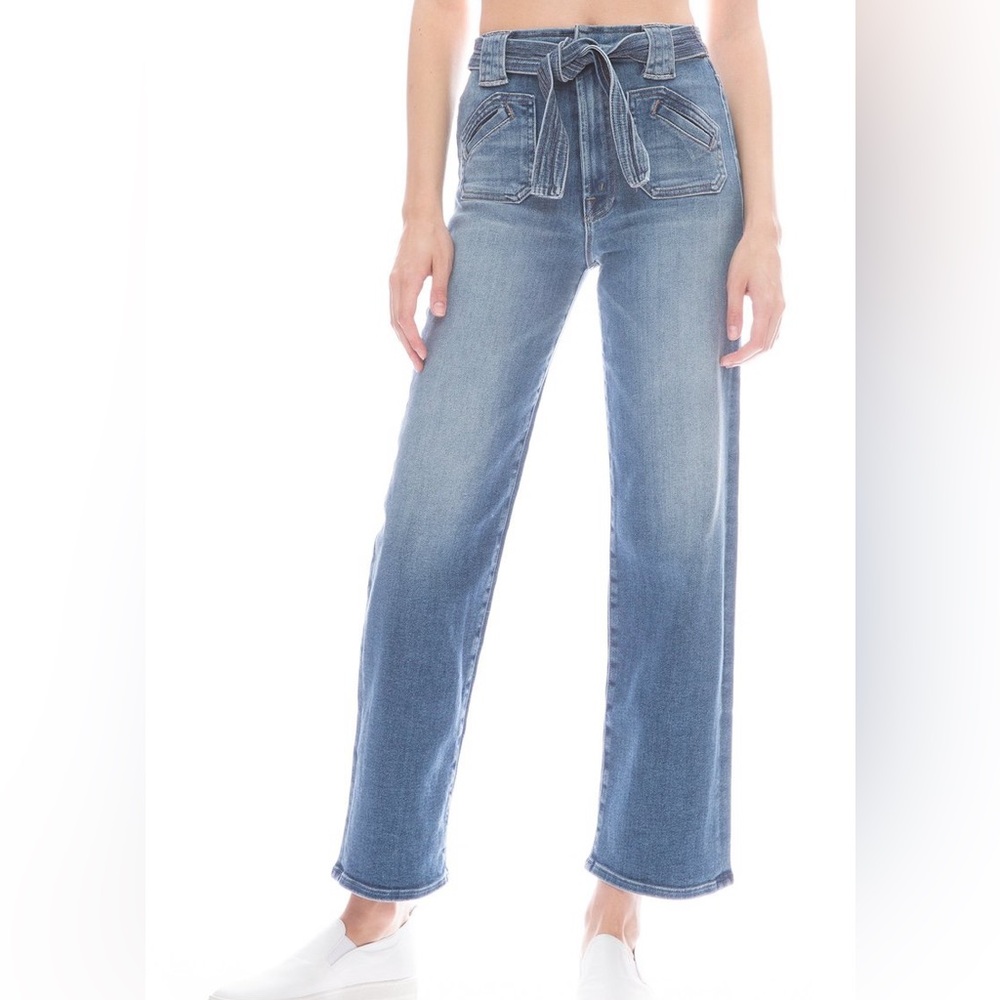 MOTHER Denim The Tie Patch Rambler Jean